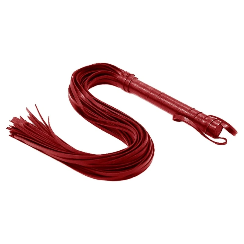 Alive Martinet Long Leather Similicuir Rouge 2 Alive Martinet Long Leather Similicuir Rouge – Image 2