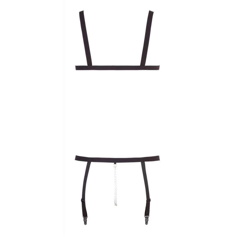 Bad Kitty Harnais De Corps Avec Chaîne En Métal 2 Bad Kitty Harnais De Corps Avec Chaîne En Métal – Image 2