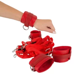 Bad Kitty Attaches De Lit Sans Barreaux Rouges -SexToys Soldes 2023 bad kitty kit d attaches de lit nrouge 2