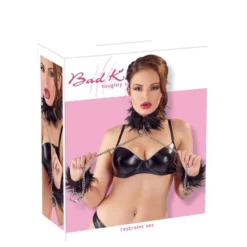 Bad Kitty Menottes & Collier Fausse Fourrure Noire -SexToys Soldes 2023 bad kitty menottes et collier fausse fourrure noire 4