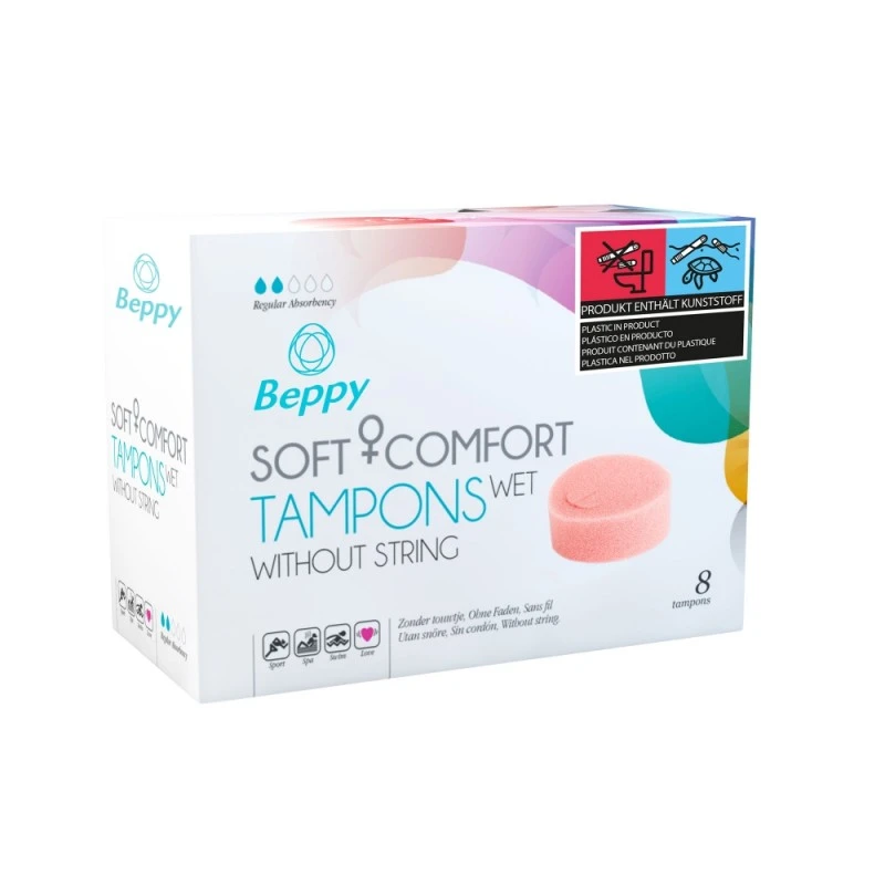 Beppy Soft Comfort Tampons Wet Boîte De 8 1 Beppy Soft Comfort Tampons Wet Boîte De 8