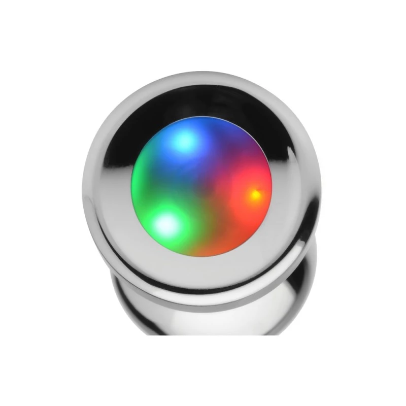 Booty Sparks Plug Anal Métal Lumineux Light Up Large 4 Booty Sparks Plug Anal Métal Lumineux Light Up Large – Image 4