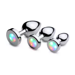 Booty Sparks Plug Anal Métal Lumineux Light Up Large 10 Booty Sparks Plug Anal Métal Lumineux Light Up Large -SexToys Soldes 2023 booty sparks light up large anal plug 4