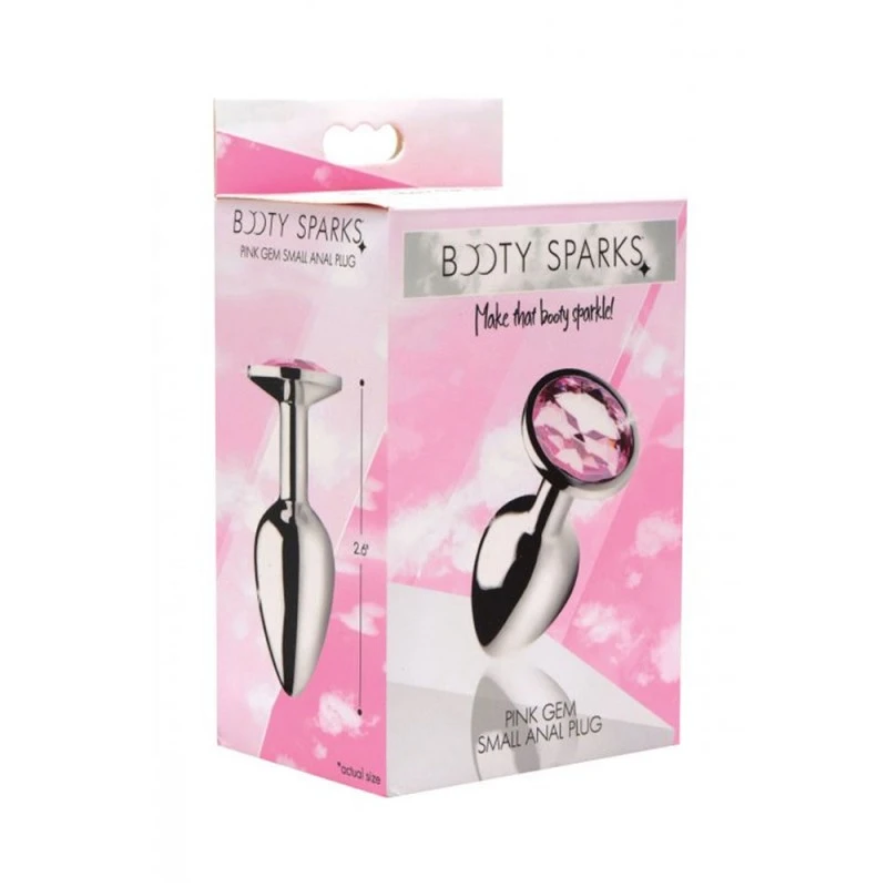 Booty Sparks Plug Anal Bijou Cristal Rose S 4 Booty Sparks Plug Anal Bijou Cristal Rose S – Image 4