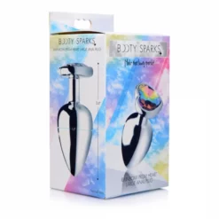 Booty Sparks Plug Anal Métal Bijou Rainbow Prism Heart Large 6 Booty Sparks Plug Anal Métal Bijou Rainbow Prism Heart Large -SexToys Soldes 2023 booty sparks rainbow prism heart anal plug large 2