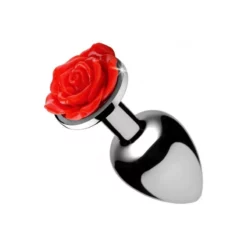 Booty Sparks Plug Anal Métal Bijou Red Rose Small