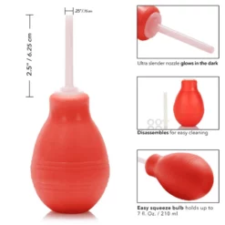 CalExotics Poire à Lavement Phosphorescente Anal Douche -SexToys Soldes 2023 calexotics anal douche 5