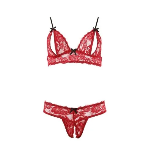 Cottelli Collection Ensemble Dentelle 2 Pièces Ouvert -SexToys Soldes 2023 cottelli collection ensemble dentelle 2 pieces ouvert