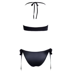 Cottelli Collection Maillot De Bain 2 Pièces Satiné Noir -SexToys Soldes 2023 cottelli collection maillot de bain 2 pieces noueds noir 4