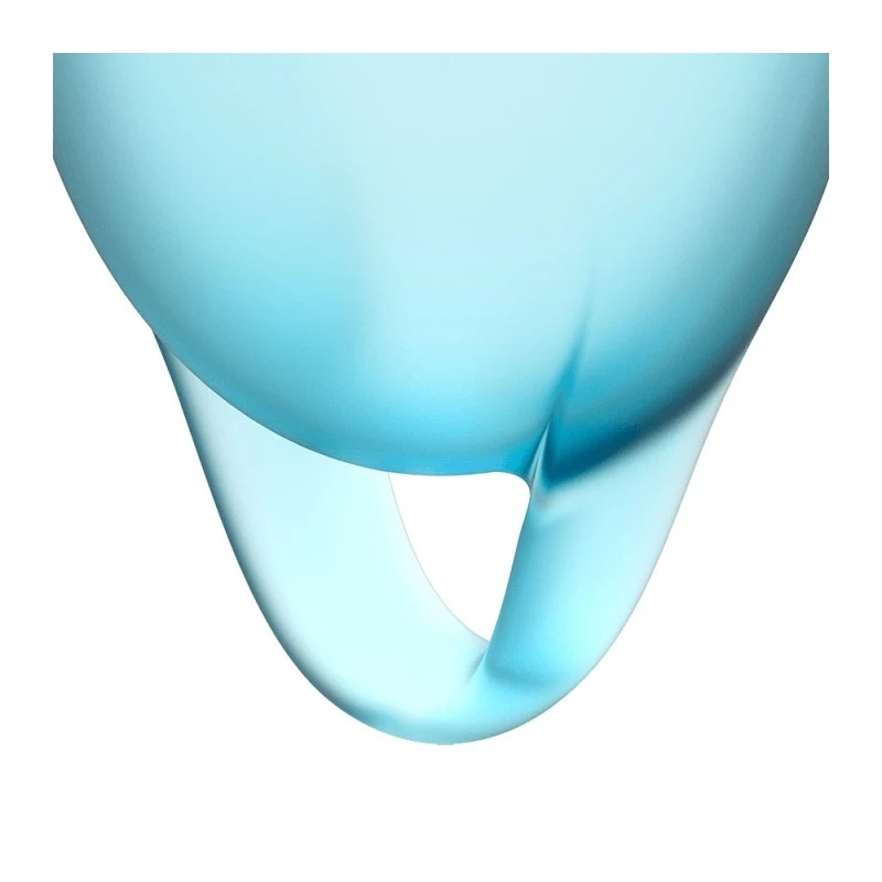 Coupes Menstruelles Satisfyer Feel Confident Bleu Clair 2 Coupes Menstruelles Satisfyer Feel Confident Bleu Clair – Image 2