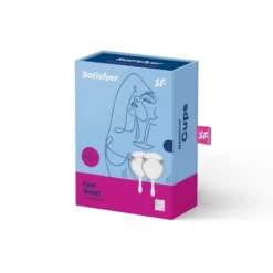 Coupes Menstruelles Satisfyer Feel Good Blanche -SexToys Soldes 2023 coupes menstruelles satisfyer feel good 2