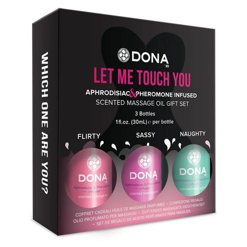 Dona By Jo Coffret 3 Huiles De Massage Parfumées Let Me Touch You 3 Dona By Jo Coffret 3 Huiles De Massage Parfumées Let Me Touch You – Image 3