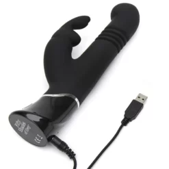 Fifty Shades Of Grey Vibromasseur Rabbit Va-et-Vient Greedy Girl -SexToys Soldes 2023 fifty shades of grey greedy girl thrusting g spot rabbit vibrator 5