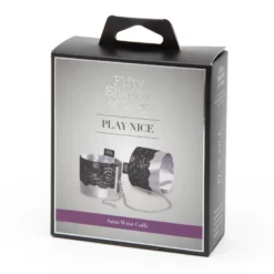Fifty Shades Of Grey Menottes Poignets Dentelle Et Satin Play Nice -SexToys Soldes 2023 fifty shades of grey play nice menottes dentelle satin 2