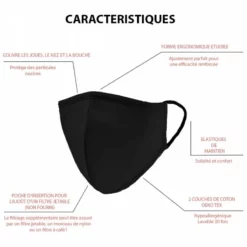 Generique Masque De Protection Noir -SexToys Soldes 2023 generique masque de protection noir 3