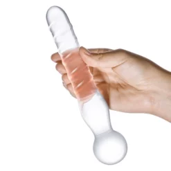 Gläs Gode En Verre Spirale Joystick -SexToys Soldes 2023 glas gode verre spirale joystick 3