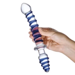 Gläs Gode & Plug Anal En Verre Mr. Swirly -SexToys Soldes 2023 glas mr swirly gode et plug anal en verre 2