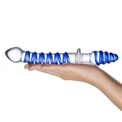 Gläs Gode & Plug Anal En Verre Mr. Swirly -SexToys Soldes 2023 glas mr swirly gode et plug anal en verre 3