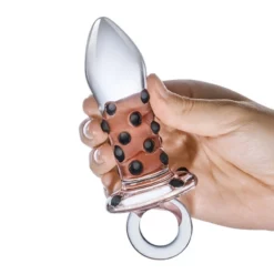 Gläs Plug Anal Transparent En Verre Pacifier Juicer -SexToys Soldes 2023 glas plug anal en verre pacifier juicer 2