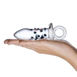 Gläs Plug Anal Transparent En Verre Pacifier Juicer -SexToys Soldes 2023 glas plug anal en verre pacifier juicer 3