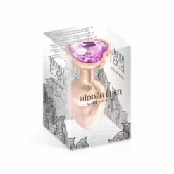Hidden Eden Plug Anal Bijou S Aluminium Cœur Gloria Rose -SexToys Soldes 2023 hidden eden gloria plug s rose 1