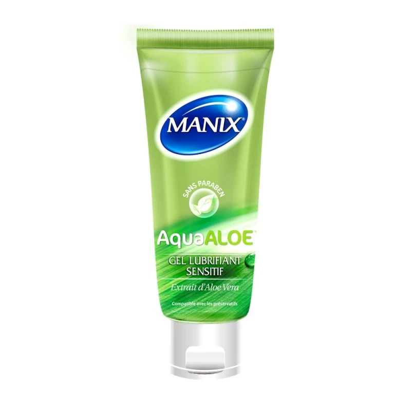 Manix Lubrifiant Eau AquaALOE 80 Ml 1 Manix Lubrifiant Eau AquaALOE 80 Ml