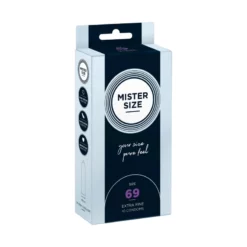 Préservatifs Pure Feel 69 Mm Mister Size Boîte De 10