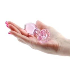 Nsnovelties Plug Anal En Verre Crystal Flower Rose -SexToys Soldes 2023 nsnovelties crystal flower plug anal en verre rose 2
