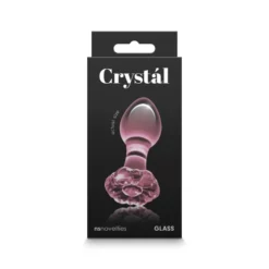 Nsnovelties Plug Anal En Verre Crystal Flower Rose -SexToys Soldes 2023 nsnovelties crystal flower plug anal en verre rose 3
