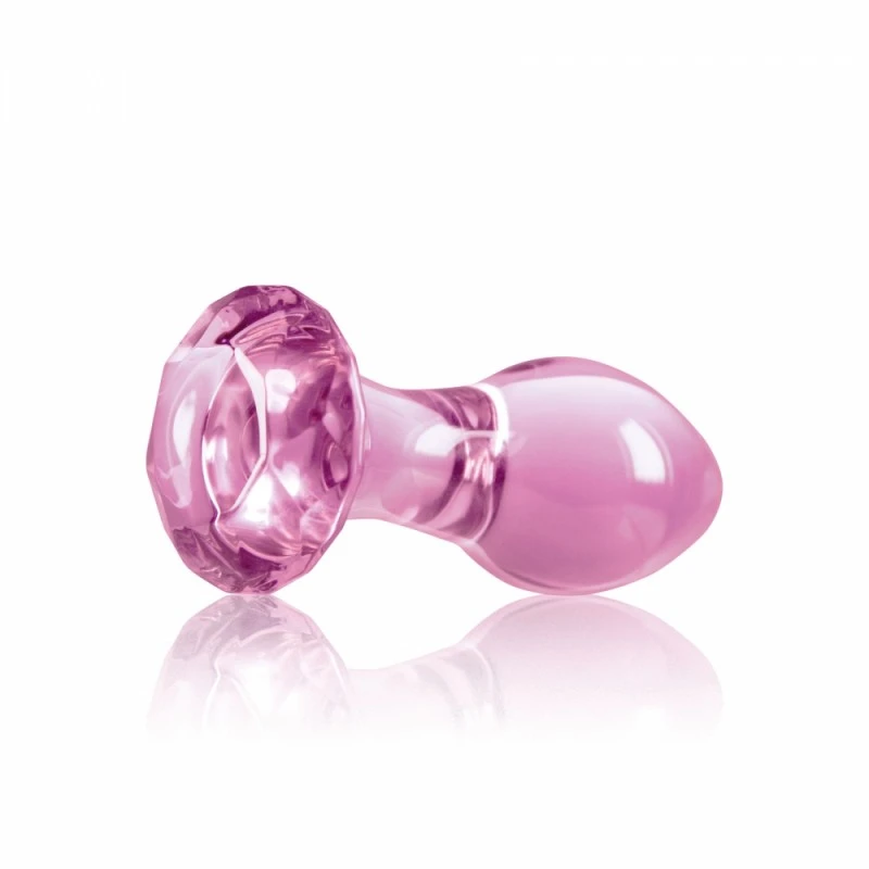 Nsnovelties Plug Anal En Verre Crystal Gem Rose 1 Nsnovelties Plug Anal En Verre Crystal Gem Rose