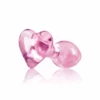 Nsnovelties Plug Anal En Verre Crystal Heart Rose