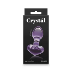 Nsnovelties Plug Anal En Verre Crystal Heart Violet -SexToys Soldes 2023 nsnovelties crystal heart plug anal en verre violet 3