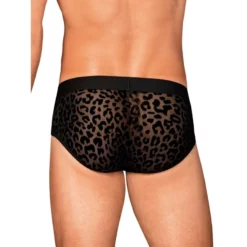 Obsessive Slip Azmeron Léopard Noir -SexToys Soldes 2023 obsessive azmeron slip leopard noir 2