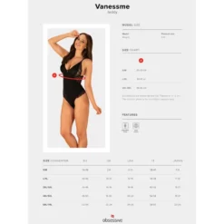 Obsessive Body Vanessme Dentelle Florale Noire GT -SexToys Soldes 2023 obsessive body vanessme dentelle noire gt 4