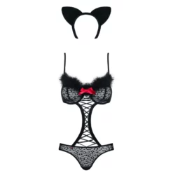 Obsessive Costume Gepardina Noir -SexToys Soldes 2023 obsessive costume gepardina noir 3