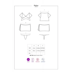 Obsessive Costume Policière 3 Pièces Noir 9 Obsessive Costume Policière 3 Pièces Noir -SexToys Soldes 2023 obsessive costume policiere 3 pieces noir 4