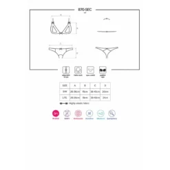 Obsessive Ensemble 2 Pièces Ouvert 870-SEC-3 Rouge -SexToys Soldes 2023 obsessive ensemble 2 pieces ouvert 870 sec 3 rouge 4