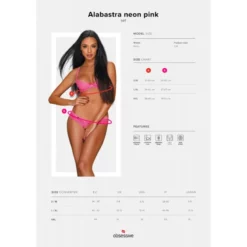 Obsessive Ensemble 2 Pièces Ouvert Alabastra Rose GT -SexToys Soldes 2023 obsessive ensemble 2 pieces rose alabastra gt 4