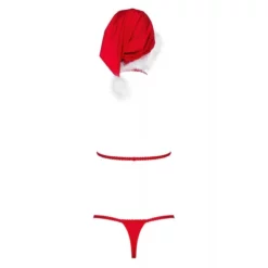Obsessive Ensemble 3 Pièces Santastic Rouge -SexToys Soldes 2023 obsessive ensemble santastic 3