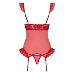 Obsessive Guêpière Rouge 863-COR-3 -SexToys Soldes 2023 obsessive guepiere rouge 863 cor 3 3
