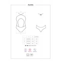 Obsessive Maillot De Bain Acantila Noir -SexToys Soldes 2023 obsessive maillot de bain acantila noir 4