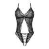 Obsessive Body Ouvert Sedila Dentelle Noire