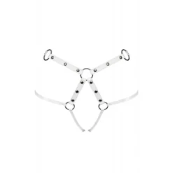 Obsessive String & Harnais A758 Blanc GT