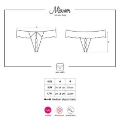 Obsessive String Ouvert Miamor -SexToys Soldes 2023 obsessive string ouvert miamor 4