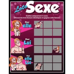 Ozze Carte à Gratter Loto Sexe