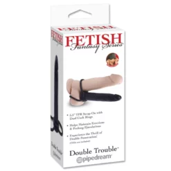 Pipedream Gode & Cockring Double Trouble Fetish Fantasy Series -SexToys Soldes 2023 pipedream fetish fantasy series double trouble 3