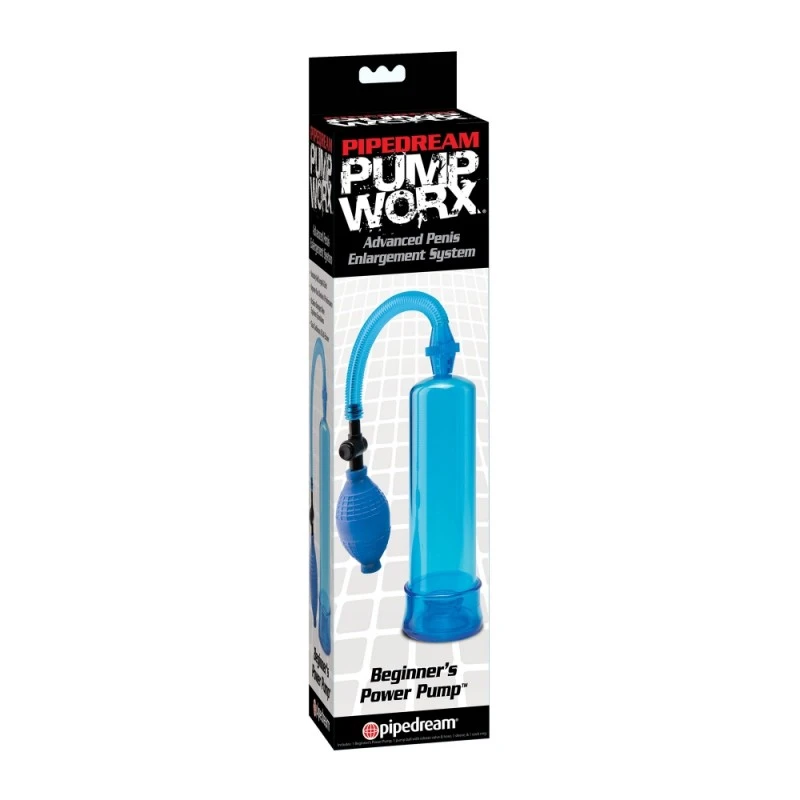 Pipedream Pompe à Pénis Pump Worx Beginner's Power Pump Bleu 2 Pipedream Pompe à Pénis Pump Worx Beginner's Power Pump Bleu – Image 2
