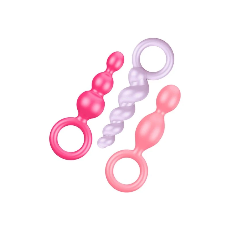 Kit 3 Satisfyer Plugs Anal Booty Call Colored 2 Kit 3 Satisfyer Plugs Anal Booty Call Colored – Image 2