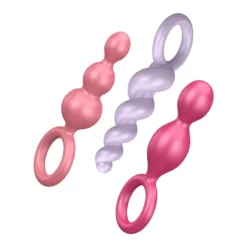 Kit 3 Satisfyer Plugs Anal Booty Call Colored