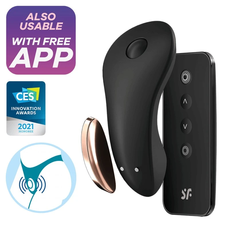 Culotte Vibrante Connectée Satisfyer Little Secret 1 Culotte Vibrante Connectée Satisfyer Little Secret
